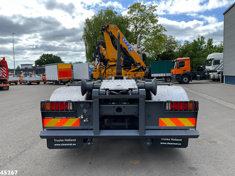 Hook lift truck, Crane truck DAF FAS 85 CF 410 Effer 16 Tonmeter laadkraan: picture 6