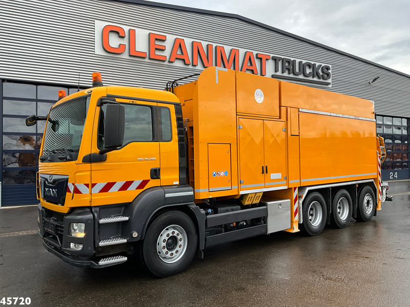 Vacuum truck MAN TGS 35.500 8x4 Euro 6 MTS Saugbagger Just 40.559 km!: picture 6