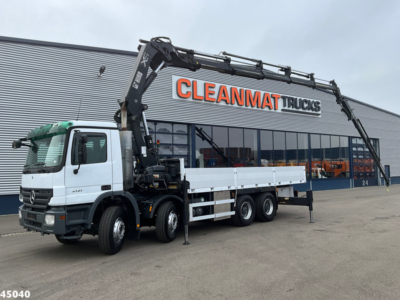 Mercedes-Benz Actros 4141 8x4 manual Hiab 32 Tonmeter laadkraan + Fly-jib - Crane truck: picture 1 Mercedes-Benz Actros 4141 8x4 manual Hiab 32 Tonmeter laadkraan + Fly-jib - Crane truck: picture 1