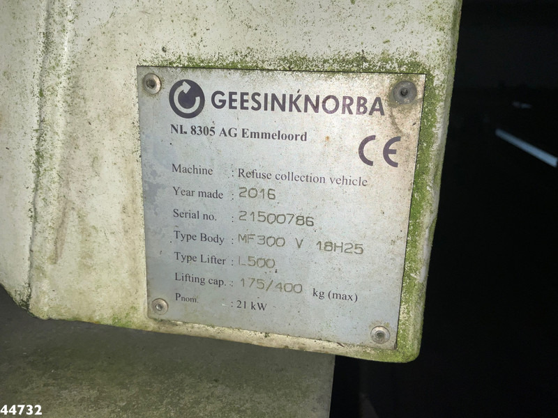 Mercedes-Benz Econic 2630 Euro 6 CNG Norba MF 300 18m³ 2 compartimenten just 137.620 km! leasing Mercedes-Benz Econic 2630 Euro 6 CNG Norba MF 300 18m³ 2 compartimenten just 137.620 km!: picture 17