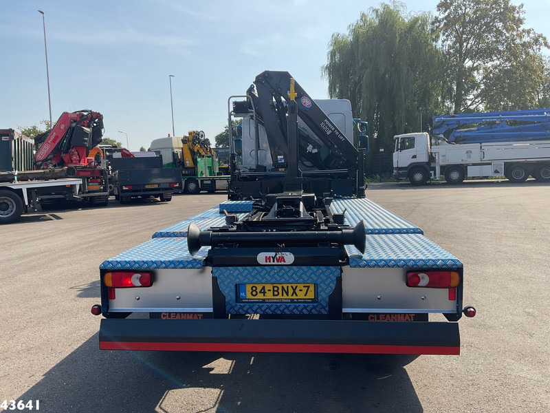 Hook lift truck, Crane truck Renault D 240 Euro 6 HMF 10 Tonmeter laadkraan Just 66.850 km!: picture 6