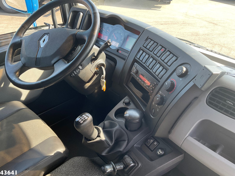Hook lift truck, Crane truck Renault D 240 Euro 6 HMF 10 Tonmeter laadkraan Just 66.850 km!: picture 9