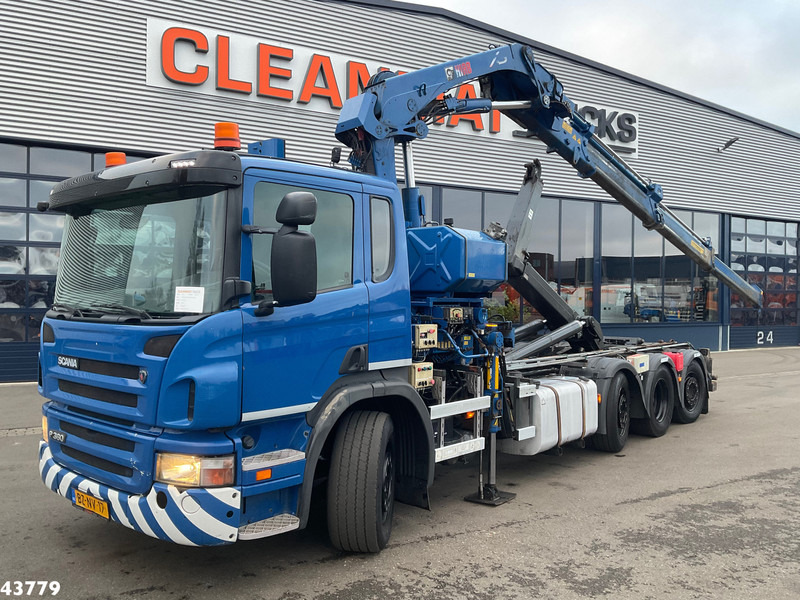 Scania P 360 8x2 Hiab 21 Tonmeter laadkraan - Hook lift truck, Crane truck: picture 1 Scania P 360 8x2 Hiab 21 Tonmeter laadkraan - Hook lift truck, Crane truck: picture 1