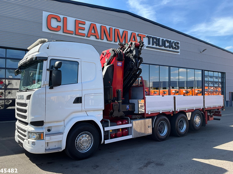 Scania R 490 8x4 Euro 6 Retarder HMF 60 Tonmeter laadkraan + Fly-Jib - Crane truck: picture 2 Scania R 490 8x4 Euro 6 Retarder HMF 60 Tonmeter laadkraan + Fly-Jib - Crane truck: picture 2
