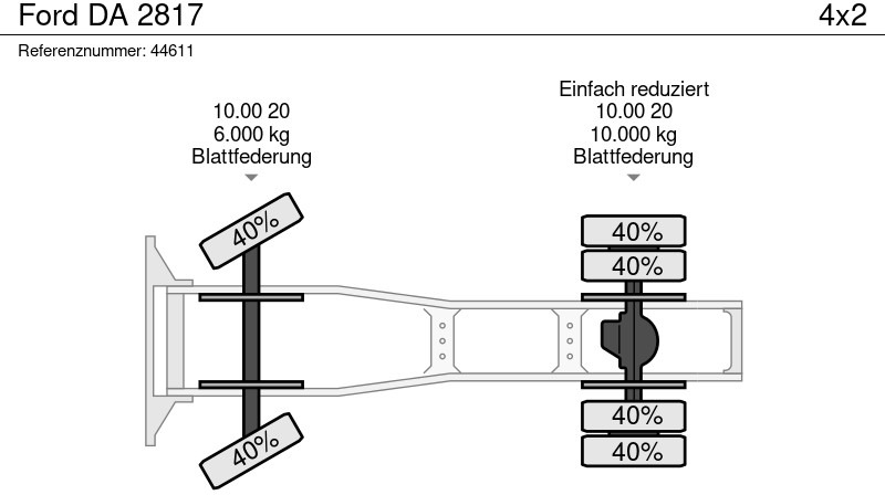 Tractor unit Ford DA 2817: picture 11