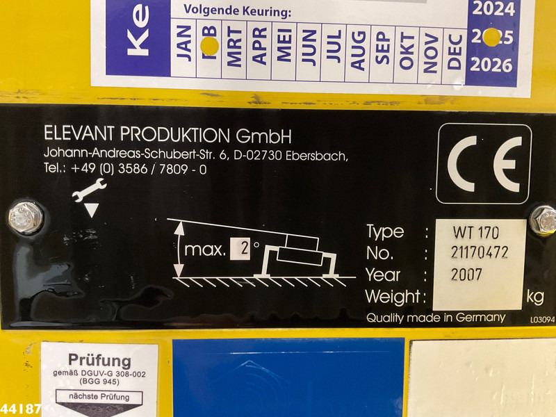 Truck Mercedes-Benz Atego 815 Wumag Elevant 17 meter hoogwerker Just 39.048 km!: picture 18