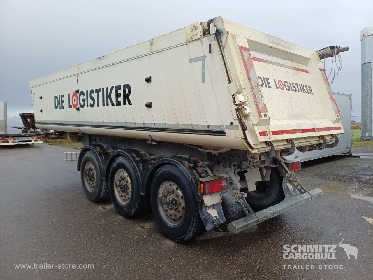 SCHMITZ Auflieger Kipper Alukastenmulde 24m³ - Tipper semi-trailer: picture 4 SCHMITZ Auflieger Kipper Alukastenmulde 24m³ - Tipper semi-trailer: picture 4