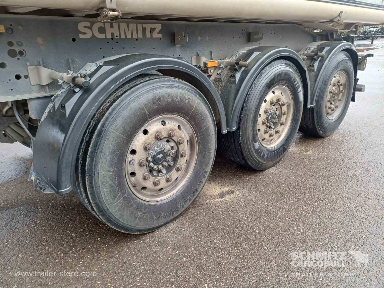 SCHMITZ Auflieger Kipper Alukastenmulde 24m³ - Tipper semi-trailer: picture 2 SCHMITZ Auflieger Kipper Alukastenmulde 24m³ - Tipper semi-trailer: picture 2