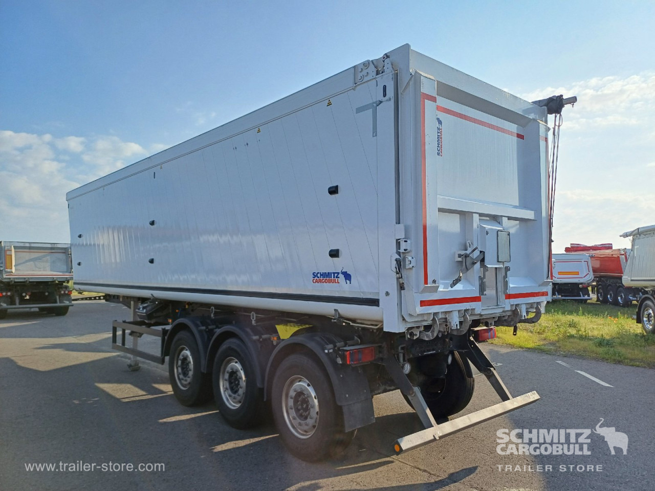 SCHMITZ Auflieger Kipper Alukastenmulde 52m³ - Tipper semi-trailer: picture 4 SCHMITZ Auflieger Kipper Alukastenmulde 52m³ - Tipper semi-trailer: picture 4