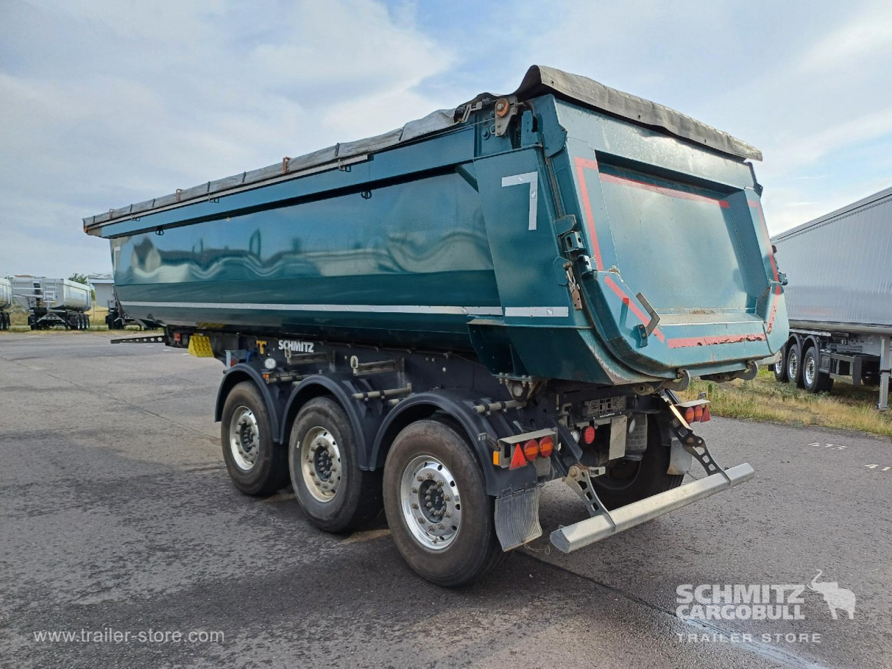 SCHMITZ Auflieger Kipper Stahlrundmulde 24m³ - Tipper semi-trailer: picture 5 SCHMITZ Auflieger Kipper Stahlrundmulde 24m³ - Tipper semi-trailer: picture 5