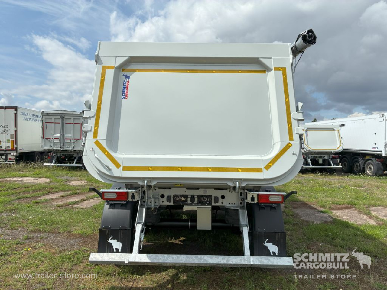 New Tipper semi-trailer SCHMITZ Auflieger Kipper Stahlrundmulde 29m³: picture 10 New Tipper semi-trailer SCHMITZ Auflieger Kipper Stahlrundmulde 29m³: picture 10