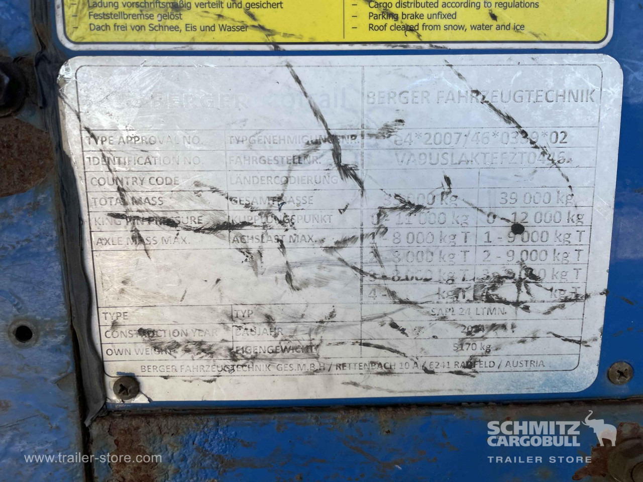 BERGER Semiremolque Lona Mega - Curtainsider semi-trailer: picture 2 BERGER Semiremolque Lona Mega - Curtainsider semi-trailer: picture 2