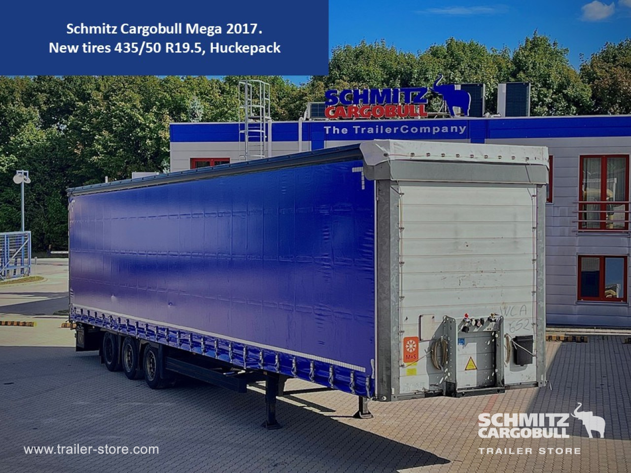 SCHMITZ Curtainsider Mega - Curtainsider semi-trailer: picture 1 SCHMITZ Curtainsider Mega - Curtainsider semi-trailer: picture 1