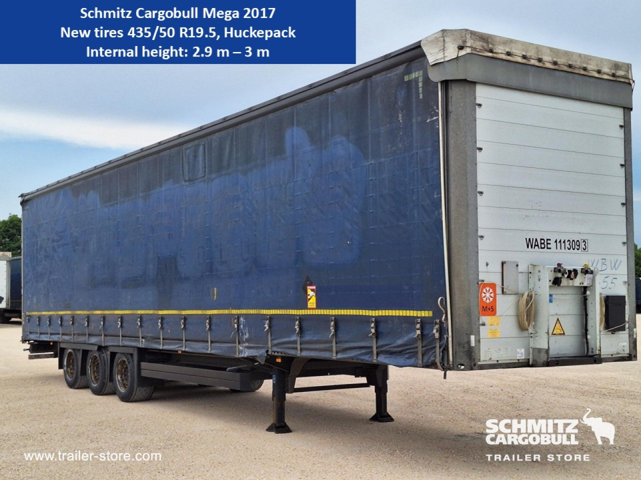 SCHMITZ Curtainsider Mega - Curtainsider semi-trailer: picture 1 SCHMITZ Curtainsider Mega - Curtainsider semi-trailer: picture 1