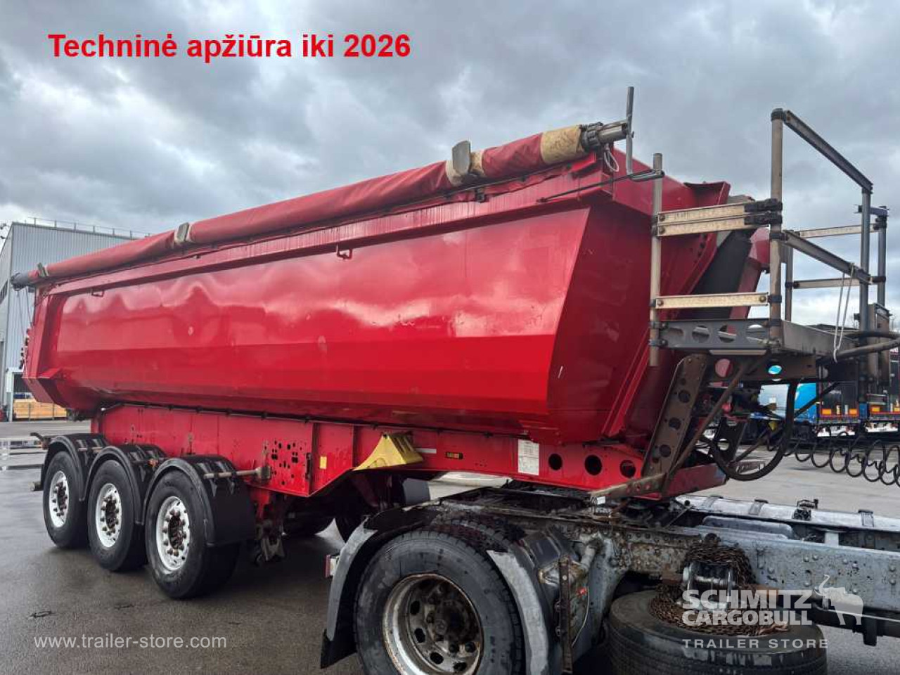SCHMITZ Tipper Steel half pipe body 25m³ - Tipper semi-trailer: picture 1 SCHMITZ Tipper Steel half pipe body 25m³ - Tipper semi-trailer: picture 1