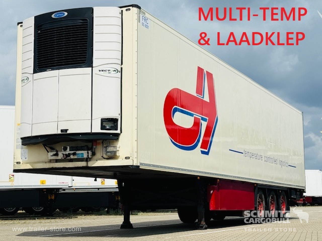 Isothermal semi-trailer SCHMITZ Oplegger Vries Multitemp Taillift: picture 1