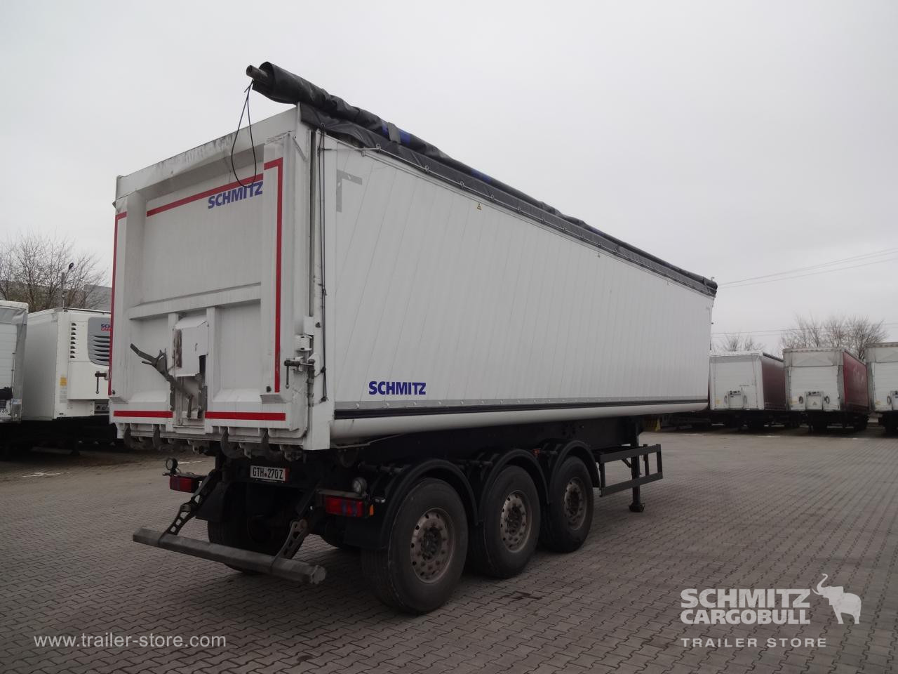 SCHMITZ Tipper Alu-square sided body 52m³ - Tipper semi-trailer: picture 3 SCHMITZ Tipper Alu-square sided body 52m³ - Tipper semi-trailer: picture 3