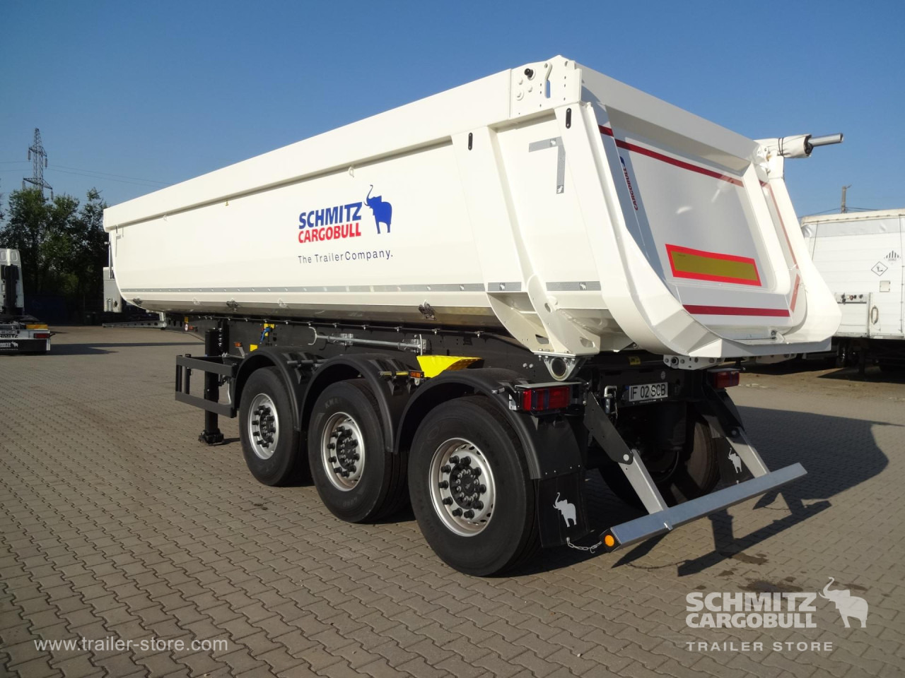 SCHMITZ Tipper Steel half pipe body 273m³ - Tipper semi-trailer: picture 1 SCHMITZ Tipper Steel half pipe body 273m³ - Tipper semi-trailer: picture 1