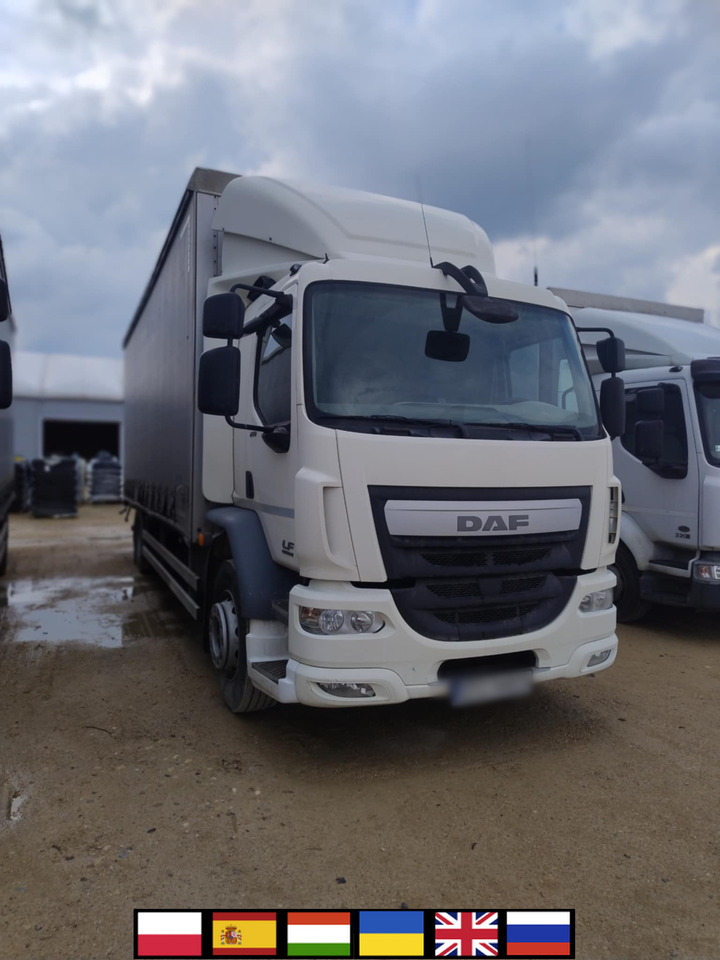 DAF LF 250 / Curtainsider 18 EPAL / sleeping cab - Curtainsider truck: picture 1 DAF LF 250 / Curtainsider 18 EPAL / sleeping cab - Curtainsider truck: picture 1