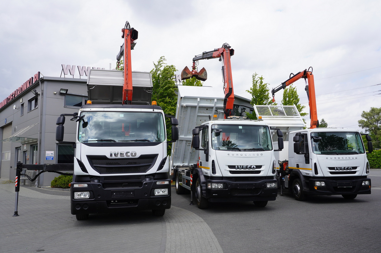 IVECO Stralis 310 E6 / NEW 3-sided tipper / Fassi F135 crane with remote control - Dropside/ Flatbed truck, Crane truck: picture 3 IVECO Stralis 310 E6 / NEW 3-sided tipper / Fassi F135 crane with remote control - Dropside/ Flatbed truck, Crane truck: picture 3