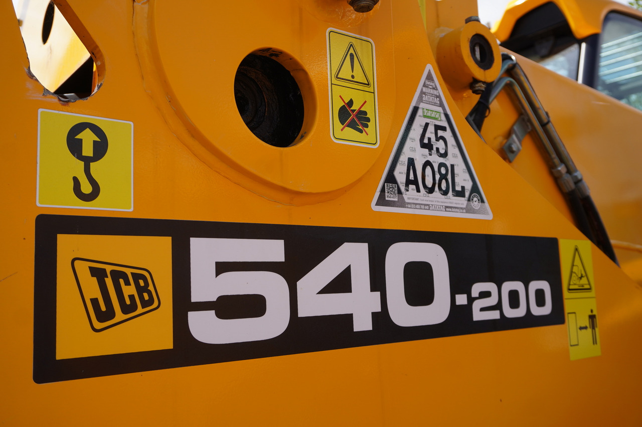 JCB 540-200 Telescopic Loader / 20 m reach / joystick / 2 units - Telescopic wheel loader: picture 5 JCB 540-200 Telescopic Loader / 20 m reach / joystick / 2 units - Telescopic wheel loader: picture 5