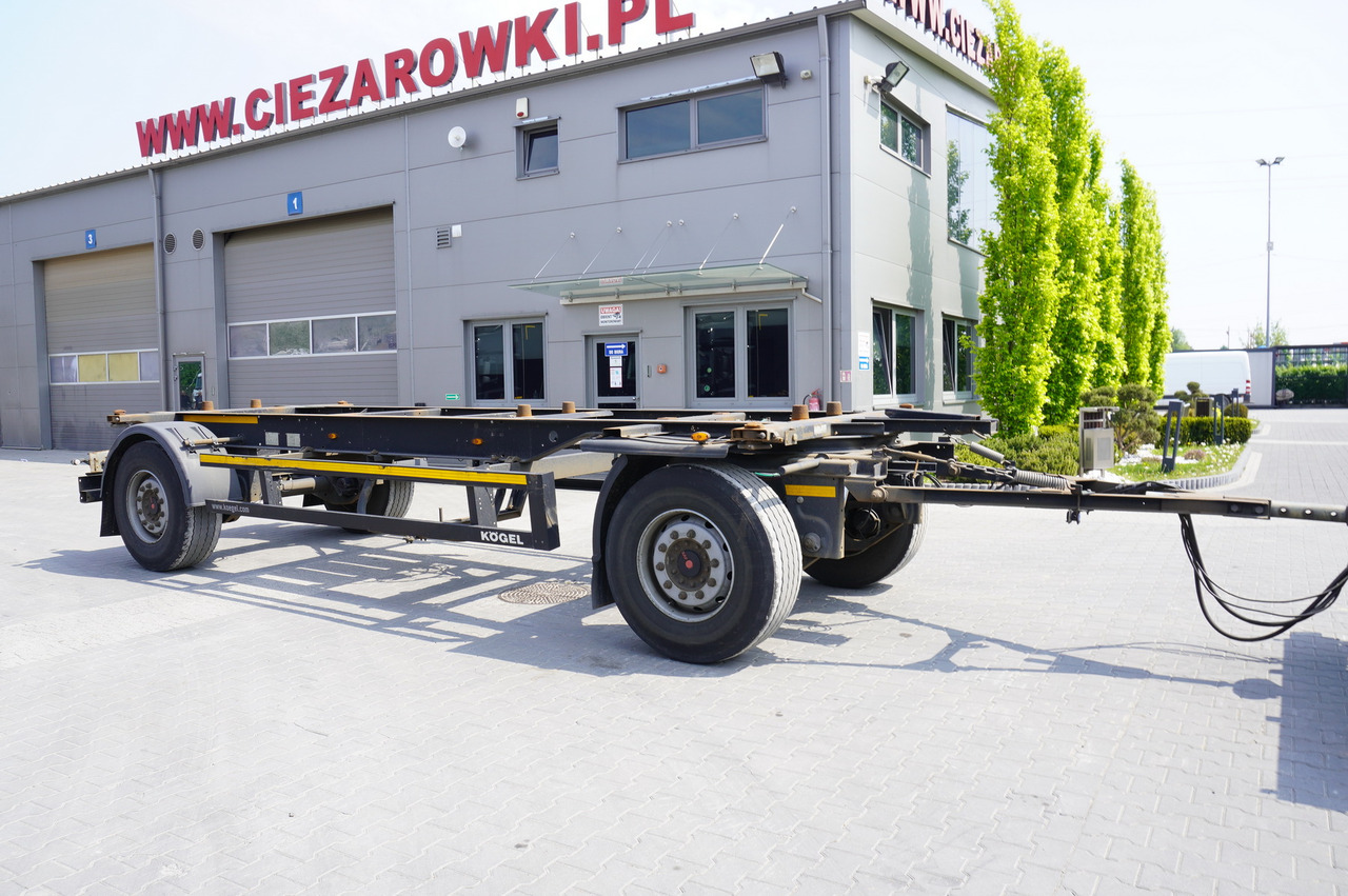 KOGEL AWE 18, two-axle, BDF, 7.5m chassis , air suspension, SAF axles - Chassis trailer: picture 1 KOGEL AWE 18, two-axle, BDF, 7.5m chassis , air suspension, SAF axles - Chassis trailer: picture 1