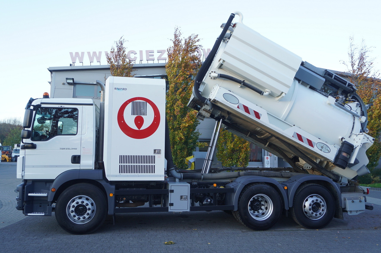 MAN TGM 26.340 E6 / RIVARD sewage cleaner 11.8 m3 / 170 tho. km / steered axle - Vacuum truck: picture 3 MAN TGM 26.340 E6 / RIVARD sewage cleaner 11.8 m3 / 170 tho. km / steered axle - Vacuum truck: picture 3