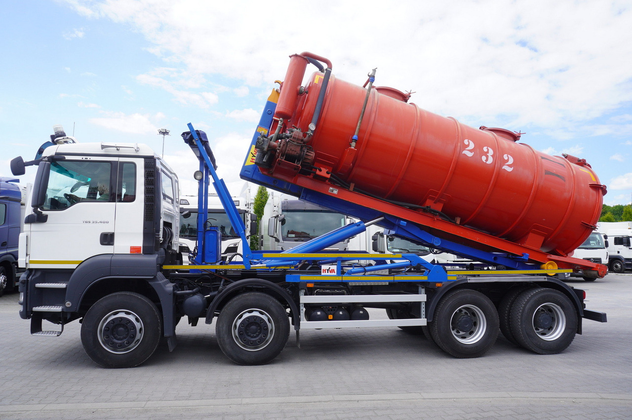 MAN TGS 35.400 8 × 4 E5 / HYVA HOOK LIFT 32.56 SE / Septic barrel 13000 L - Slurry tanker: picture 3 MAN TGS 35.400 8 × 4 E5 / HYVA HOOK LIFT 32.56 SE / Septic barrel 13000 L - Slurry tanker: picture 3