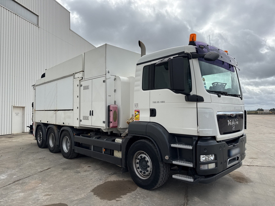 MAN TGS 35.480 8x4 / MTS 4A14T 36.000V vacuum truck / 10 m3 - Vacuum truck: picture 3 MAN TGS 35.480 8x4 / MTS 4A14T 36.000V vacuum truck / 10 m3 - Vacuum truck: picture 3