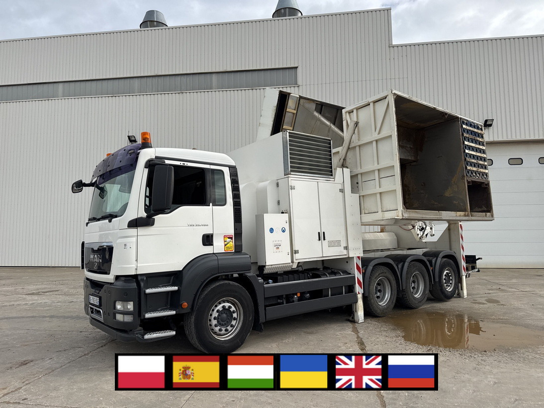 MAN TGS 35.480 8x4 / MTS 4A14T 36.000V vacuum truck / 10 m3 - Vacuum truck: picture 1 MAN TGS 35.480 8x4 / MTS 4A14T 36.000V vacuum truck / 10 m3 - Vacuum truck: picture 1