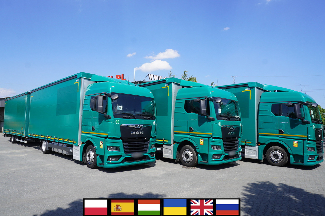 MAN TGX 18.470 / Trailer 19 EPAL / Curtainsider 19 EPAL / 2022 / Retarder / 15 units - Curtainsider truck: picture 1 MAN TGX 18.470 / Trailer 19 EPAL / Curtainsider 19 EPAL / 2022 / Retarder / 15 units - Curtainsider truck: picture 1