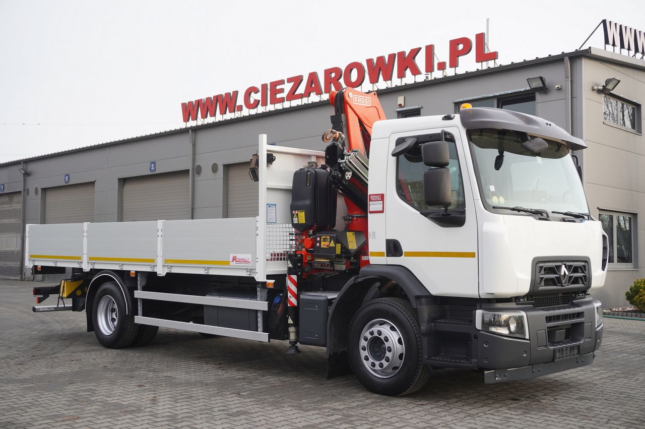 RENAULT C280 DTI 8 / FASSI crane 5.6 T / range 8 m / Flatbed 15 EPAL - Crane truck: picture 2 RENAULT C280 DTI 8 / FASSI crane 5.6 T / range 8 m / Flatbed 15 EPAL - Crane truck: picture 2