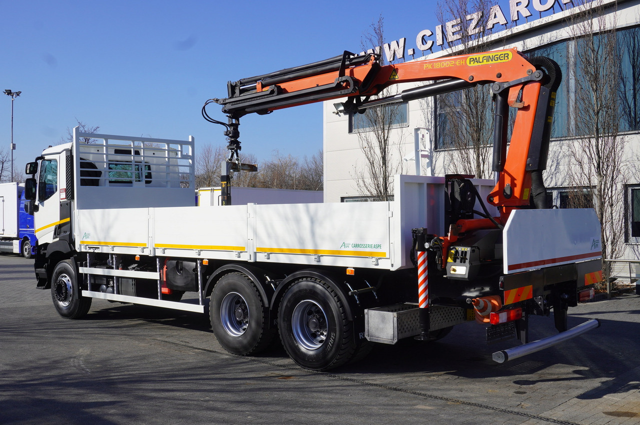 RENAULT C380 / 6x4 / HDS Palfinger PK 18002-EH 6000 kg - Dropside/ Flatbed truck, Crane truck: picture 3 RENAULT C380 / 6x4 / HDS Palfinger PK 18002-EH 6000 kg - Dropside/ Flatbed truck, Crane truck: picture 3