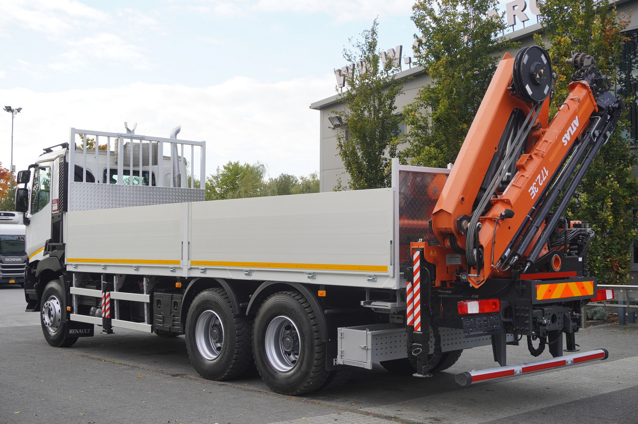RENAULT C380 Comfort 6x4 / Atlas 172.3E crane / Range 12.3 m / capacity 6.1 t / Flatbed 17 EPA - Crane truck: picture 5 RENAULT C380 Comfort 6x4 / Atlas 172.3E crane / Range 12.3 m / capacity 6.1 t / Flatbed 17 EPA - Crane truck: picture 5