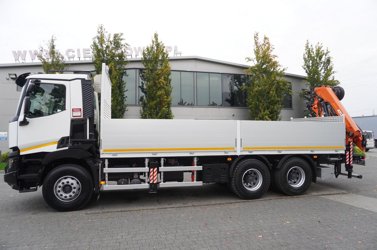 RENAULT C380 Comfort 6x4 / Atlas 172.3E crane / Range 12.3 m / capacity 6.1 t / Flatbed 17 EPA - Crane truck: picture 4 RENAULT C380 Comfort 6x4 / Atlas 172.3E crane / Range 12.3 m / capacity 6.1 t / Flatbed 17 EPA - Crane truck: picture 4