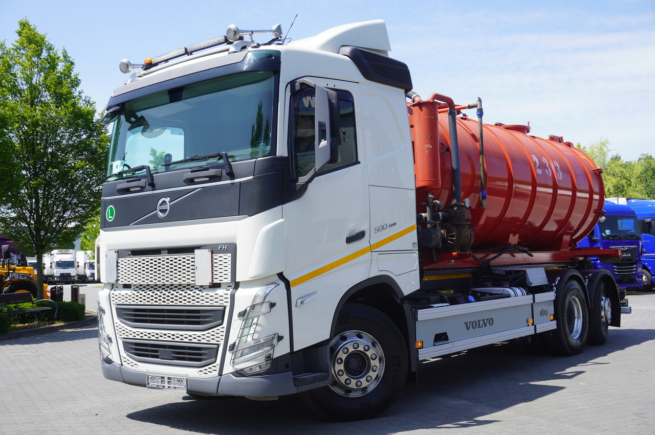 VOLVO Volvo FH 500 / Septic barrel 13000 l / Hook lift 21 t / 2022 / 3rd axle steered / 2 units - Slurry tanker: picture 2 VOLVO Volvo FH 500 / Septic barrel 13000 l / Hook lift 21 t / 2022 / 3rd axle steered / 2 units - Slurry tanker: picture 2