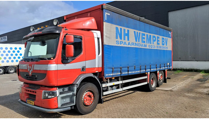 Renault Premium 380 6X2 | Hubrection | Big Axle | 26 ton - Curtainsider truck: picture 1 Renault Premium 380 6X2 | Hubrection | Big Axle | 26 ton - Curtainsider truck: picture 1