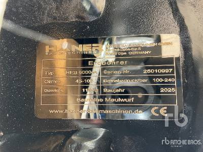 HAENER HEB 6000-A (Unused) - Auger: picture 5 HAENER HEB 6000-A (Unused) - Auger: picture 5