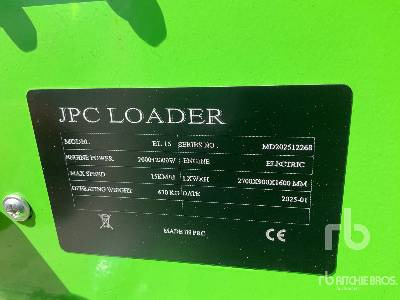 JPC EL 16 Electric Mini (Unused) - Wheel loader: picture 5 JPC EL 16 Electric Mini (Unused) - Wheel loader: picture 5