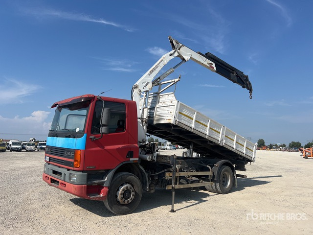 1997 DAF 65 ATI 240 Palfinger P10200L on 4x2 Dump Truck with Crane - Flail mower/ Mulcher: picture 2 1997 DAF 65 ATI 240 Palfinger P10200L on 4x2 Dump Truck with Crane - Flail mower/ Mulcher: picture 2