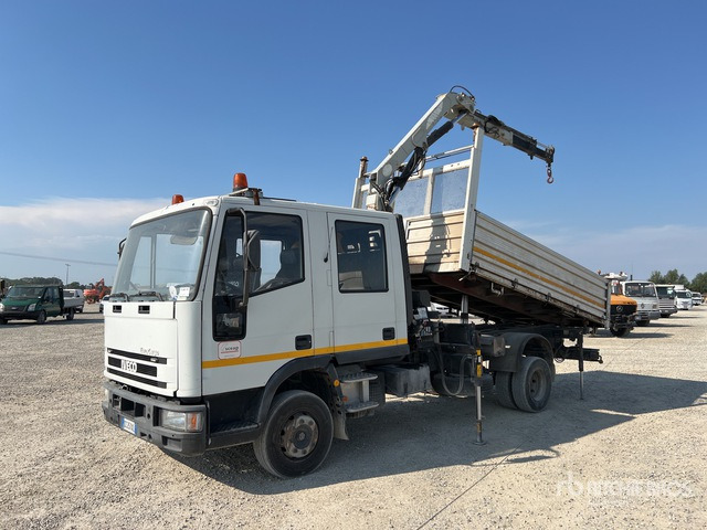 2002 Iveco Eurocargo 80E15 2002 PM 5022 2500 kg on Crew Cab Dump Truck with Crane - Flail mower/ Mulcher: picture 3 2002 Iveco Eurocargo 80E15 2002 PM 5022 2500 kg on Crew Cab Dump Truck with Crane - Flail mower/ Mulcher: picture 3