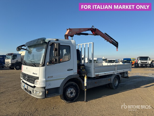 2009 Mercedes-Benz MB 818 K 2009 Fassi F65A.23 2710 kg on 4x2 Flatbed Truck with Crane - Dropside/ Flatbed truck, Crane truck: picture 2 2009 Mercedes-Benz MB 818 K 2009 Fassi F65A.23 2710 kg on 4x2 Flatbed Truck with Crane - Dropside/ Flatbed truck, Crane truck: picture 2