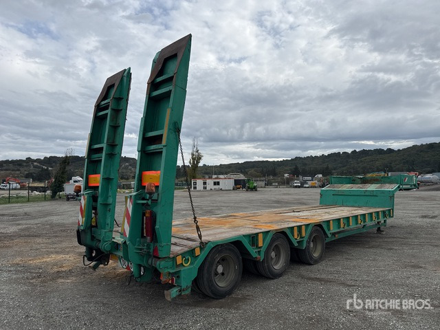 1999 TR AX Tri/A Semi-Remorque Porte-Engin Lowboy Trailer - Low loader semi-trailer: picture 3 1999 TR AX Tri/A Semi-Remorque Porte-Engin Lowboy Trailer - Low loader semi-trailer: picture 3