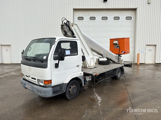 2001 Nissan Cabstar 2001 Multitel 220 ALI AF 20 m o ... Bucket Truck - Truck mounted aerial platform: picture 1 2001 Nissan Cabstar 2001 Multitel 220 ALI AF 20 m o ... Bucket Truck - Truck mounted aerial platform: picture 1
