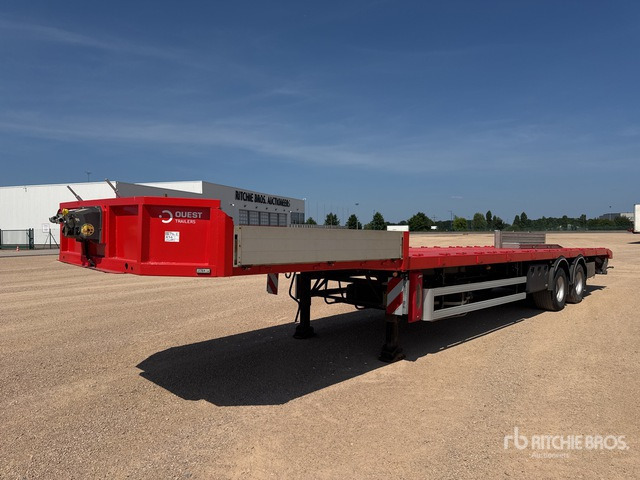 2004 Samro SD28VJ Semi-Remorque Plateau 2 Essieux T/A Flatbed Trailer - Dropside/ Flatbed trailer: picture 1 2004 Samro SD28VJ Semi-Remorque Plateau 2 Essieux T/A Flatbed Trailer - Dropside/ Flatbed trailer: picture 1