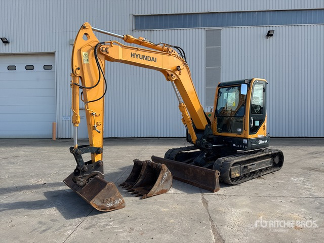 2018 Hyundai R80CR-9A Pelle Sur Chenilles Tracked Excavator - Crawler excavator: picture 1 2018 Hyundai R80CR-9A Pelle Sur Chenilles Tracked Excavator - Crawler excavator: picture 1