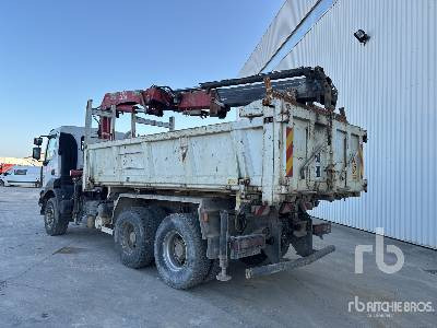 RENAULT 6x4 Camion Benne Avec Grue - Tipper, Crane truck: picture 2 RENAULT 6x4 Camion Benne Avec Grue - Tipper, Crane truck: picture 2