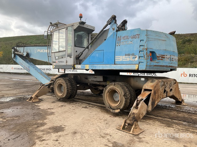 2015 Fuchs MHL350 Wheel Material Handler - Waste/ Industry handler: picture 3 2015 Fuchs MHL350 Wheel Material Handler - Waste/ Industry handler: picture 3