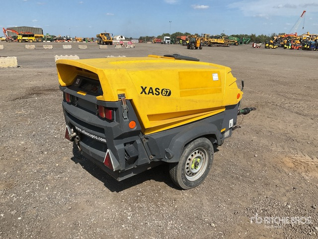 2016 Atlas Copco XAS67KD Mobile Air Compressor - Air compressor: picture 4 2016 Atlas Copco XAS67KD Mobile Air Compressor - Air compressor: picture 4