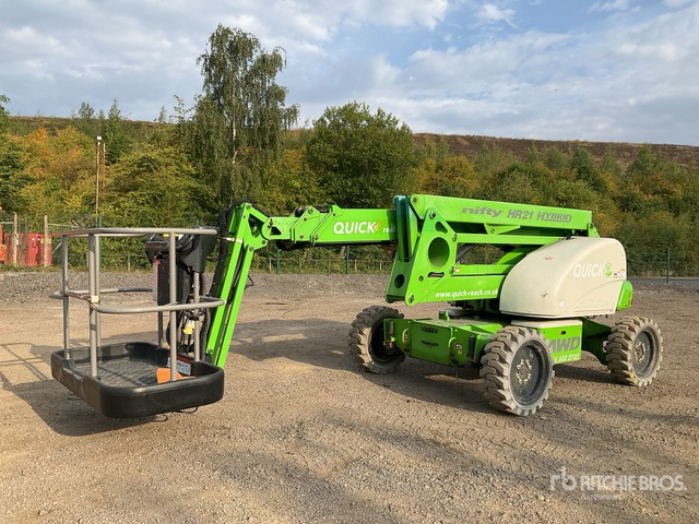 2016 Nifty HR21 4WD Hybrid Articulating Boom Lift - Articulated boom: picture 1 2016 Nifty HR21 4WD Hybrid Articulating Boom Lift - Articulated boom: picture 1